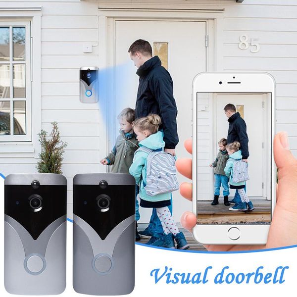 two-way door bell wifi wireless video 1080p hd doorbell smart security camera home welcome chimes doorbells
two-way door bell wifi wireless video 1080p hd doorbell smart security camera home welcome chimes doorbells