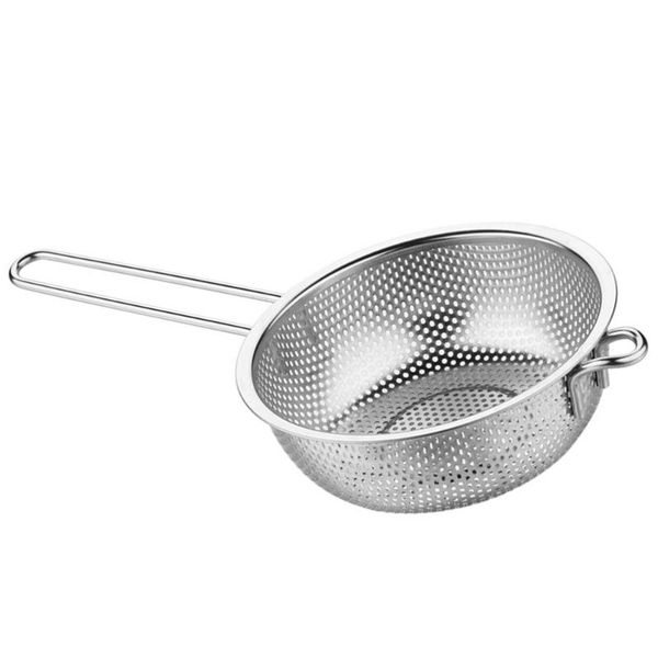 storage baskets single handle colander basket stainless steel filter kitchen strainer for fried food vegetable fruit
storage baskets single handle colander basket stainless steel filter kitchen strainer for fried food vegetable fruit