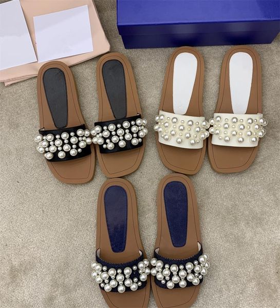 women slippers pearls zapatillas mujer designer shoes casual chaussure femme outdoor sandals 2021 flats buty damskie, Black
women slippers pearls zapatillas mujer designer shoes casual chaussure femme outdoor sandals 2021 flats buty damskie, Black