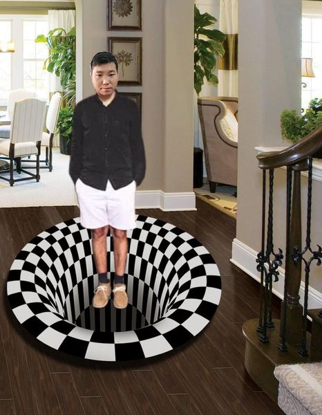 carpets carpet black and white circular 3d trap pattern geometric illusion living room office desk chair decoration floor mat
carpets carpet black and white circular 3d trap pattern geometric illusion living room office desk chair decoration floor mat