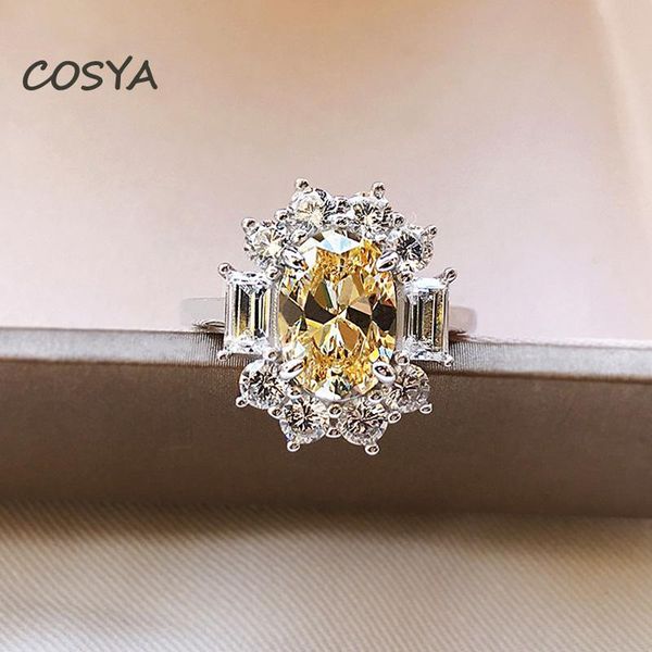 cluster rings cosya 100% 925 sterling silver yellow oval 7*10 mm high carbon diamond geometric flower engagement ring female fine jewelry gi, Golden;silver
cluster rings cosya 100% 925 sterling silver yellow oval 7*10 mm high carbon diamond geometric flower engagement ring female fine jewelry gi, Golden;silver