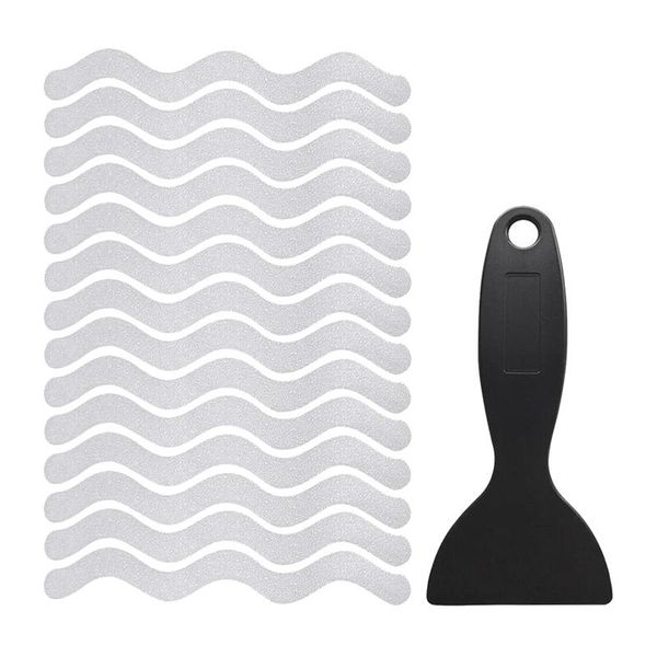 -24 pcs non-slip adhesive strip,transparent bathtub stickers with scraper for bathroom tubs shower room bath mats
-24 pcs non-slip adhesive strip,transparent bathtub stickers with scraper for bathroom tubs shower room bath mats