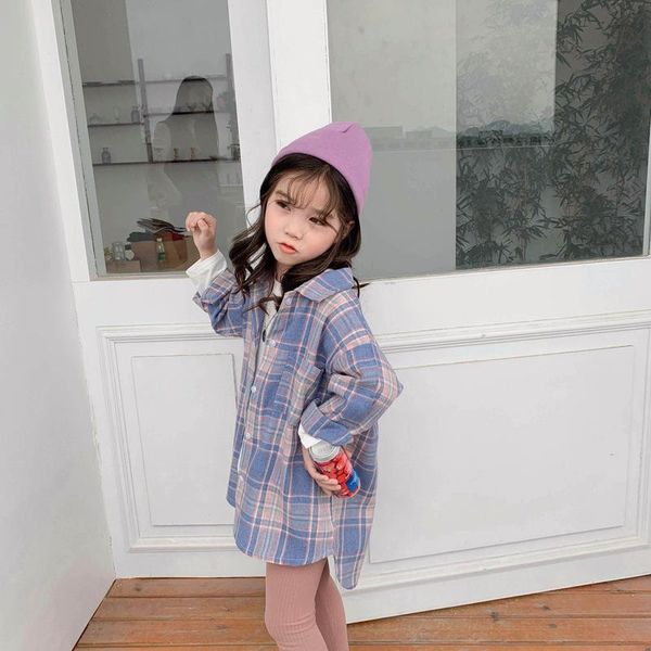 shirts 2021 spring baby girls' blouse long sleeve plaid cotton for girls single breasted, White;black
shirts 2021 spring baby girls' blouse long sleeve plaid cotton for girls single breasted, White;black