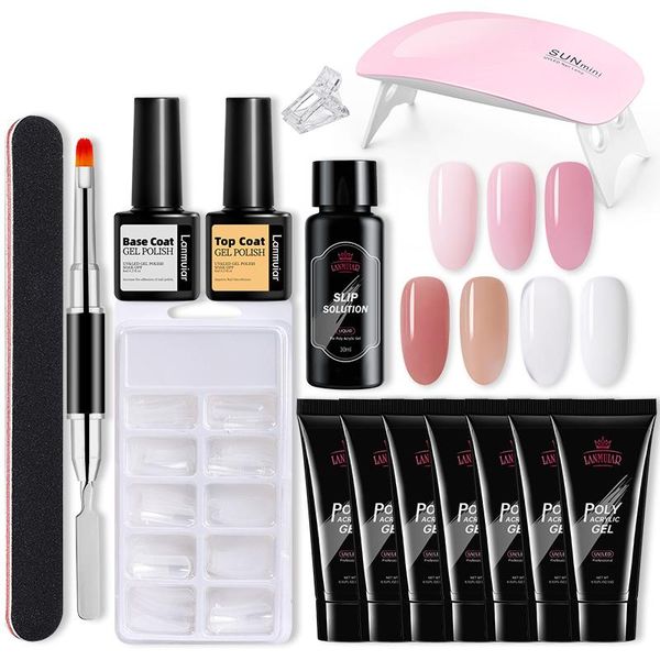 nail gel 8pcs poly extension kit all for manicure set acrylic solution uv/led builder polish art design, Red;pink
nail gel 8pcs poly extension kit all for manicure set acrylic solution uv/led builder polish art design, Red;pink