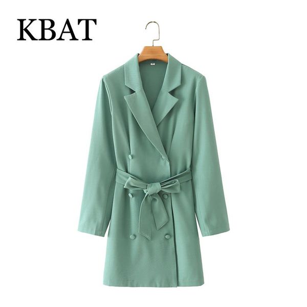 women's wool & blends kbat 2021 women autumn green work blazer with belt long sleeve double breasted vintage style females suit coat, Black
women's wool & blends kbat 2021 women autumn green work blazer with belt long sleeve double breasted vintage style females suit coat, Black