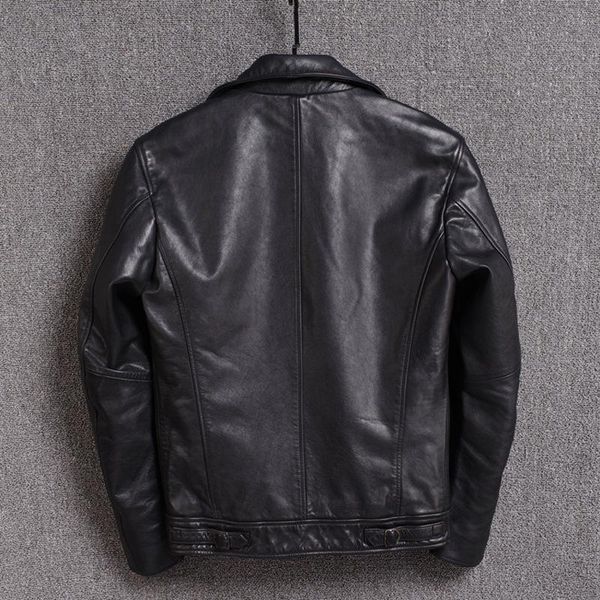men's leather & faux real genuine men sheepskin coat spring autumn mens slim motorcycle jacket chaqueta cuero hombre wt294075 yy566, Black
men's leather & faux real genuine men sheepskin coat spring autumn mens slim motorcycle jacket chaqueta cuero hombre wt294075 yy566, Black