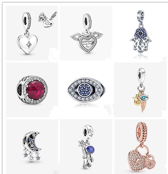 luxury 925 sterling silver pendant suitable for pandora bracelet key ring gift diy necklace key chain jewelry, Black
luxury 925 sterling silver pendant suitable for pandora bracelet key ring gift diy necklace key chain jewelry, Black
