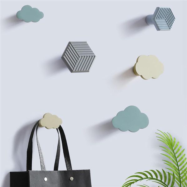 hooks & rails 4pcs resin decorative wall hook creative cloud square round shaped for key shoulder bag hat clothes hanger organizer
hooks & rails 4pcs resin decorative wall hook creative cloud square round shaped for key shoulder bag hat clothes hanger organizer
