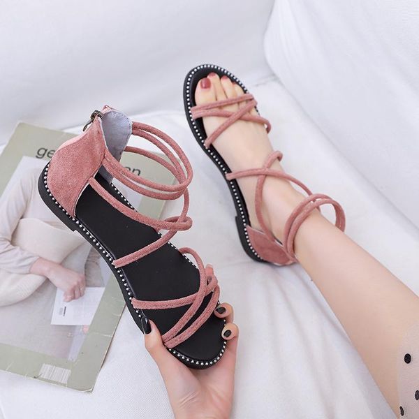sandals women 2021 summer shoes woman flat beach sandalias mujer chaussures femme sandalet, Black
sandals women 2021 summer shoes woman flat beach sandalias mujer chaussures femme sandalet, Black