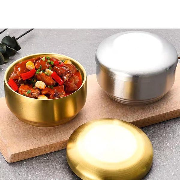 bowls kitchen tableware double 304 stainless steel children bowl ramen ice cream fruit soup noodle rice with cover
bowls kitchen tableware double 304 stainless steel children bowl ramen ice cream fruit soup noodle rice with cover