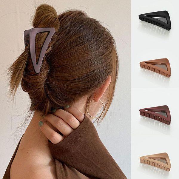 hair accessories solid color simple geometric triangle plastic women clips hairpins ladies bathing makeup
hair accessories solid color simple geometric triangle plastic women clips hairpins ladies bathing makeup