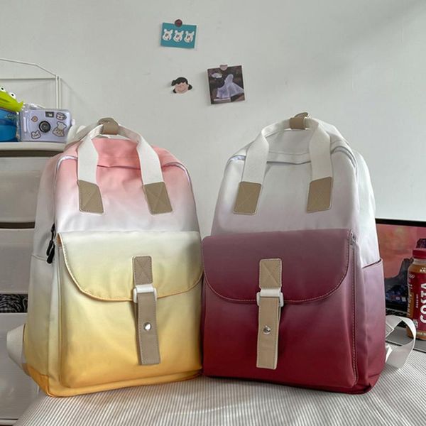 school bags fashion gradient color women backpack preppy style student casual nylon female large capacity handbags knapsacks
school bags fashion gradient color women backpack preppy style student casual nylon female large capacity handbags knapsacks