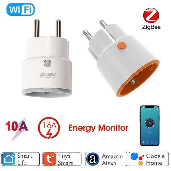 smart power plugs wifi/zigbee plug 16a 10a eu socket tuya life app work with alexa google home echo voice control monitor timing
smart power plugs wifi/zigbee plug 16a 10a eu socket tuya life app work with alexa google home echo voice control monitor timing