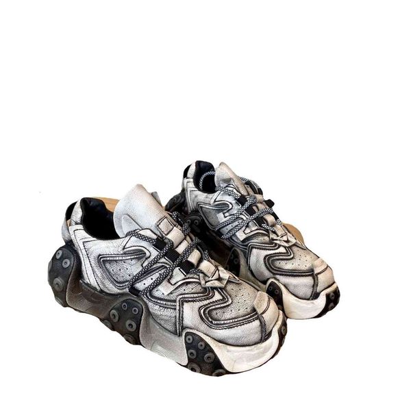 2021ins tide ocs bottom rub color leather make old dad shoes female round head thick eight catch fish dirty, Black
2021ins tide ocs bottom rub color leather make old dad shoes female round head thick eight catch fish dirty, Black
