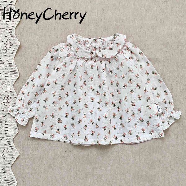 autumn cotton embroidered shirt floral baby girl long sleeve doll fall clothes for toddler girls 210515, White;black
autumn cotton embroidered shirt floral baby girl long sleeve doll fall clothes for toddler girls 210515, White;black
