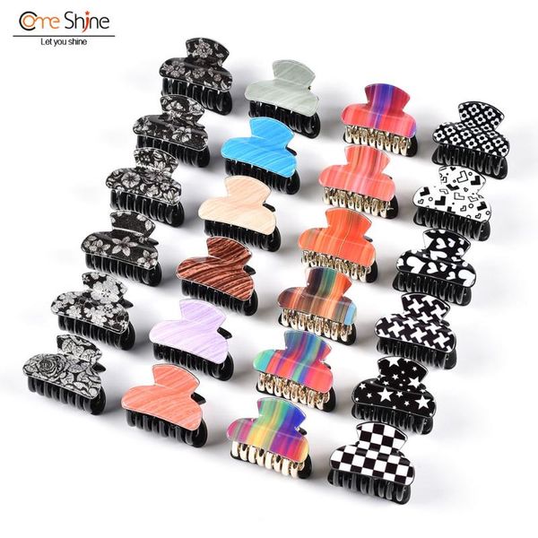 3pcs/lot 4cm colorful dot cuet flower hair claw clip ins set for girls fashion acrylic small crab clamps accessories women, Slivery;white
3pcs/lot 4cm colorful dot cuet flower hair claw clip ins set for girls fashion acrylic small crab clamps accessories women, Slivery;white