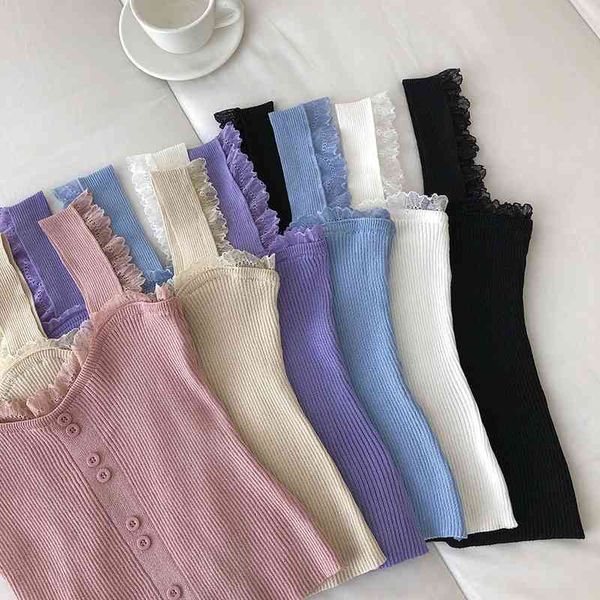 women's tanks & camis pure color knitted vest women's summer korean slim short sling bottoming for womens knitted vintage cam, White
women's tanks & camis pure color knitted vest women's summer korean slim short sling bottoming for womens knitted vintage cam, White