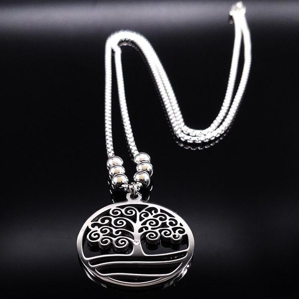 pendant necklaces 10pcs bohemian stainless steel necklace women jewelry silver color tree of life long for w17789
pendant necklaces 10pcs bohemian stainless steel necklace women jewelry silver color tree of life long for w17789