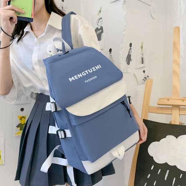 backpack cute for teenage girls female school bags panelled buckle print letter book bag fashion college preppy style
backpack cute for teenage girls female school bags panelled buckle print letter book bag fashion college preppy style