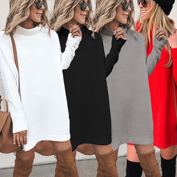casual dresses women solid turtle neck winter autume warm knit sweater long dress stylish and fashion design comfortable material, Black;gray
casual dresses women solid turtle neck winter autume warm knit sweater long dress stylish and fashion design comfortable material, Black;gray