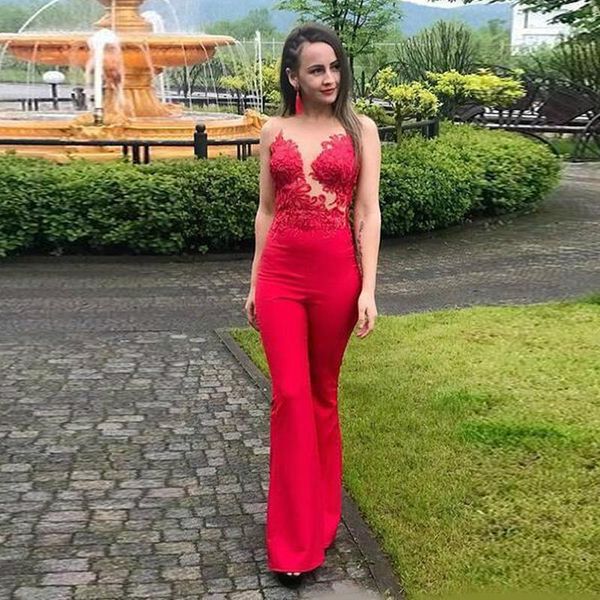 bridesmaid dress red jumpsuit outfit o neck sleeveless appliques beaded sequined wedding guest ankle length chiffon party gown, White;pink
bridesmaid dress red jumpsuit outfit o neck sleeveless appliques beaded sequined wedding guest ankle length chiffon party gown, White;pink