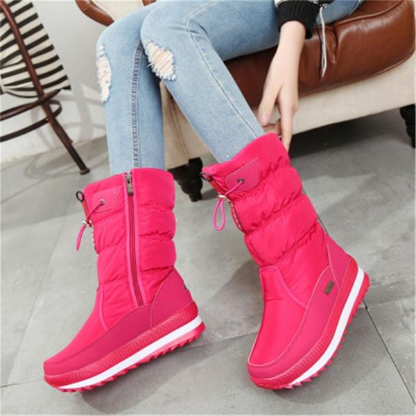boots 2021 winter shoes women mid-calf female snow warm fur booties plush insole ladies waterproof wedge platform, Black
boots 2021 winter shoes women mid-calf female snow warm fur booties plush insole ladies waterproof wedge platform, Black