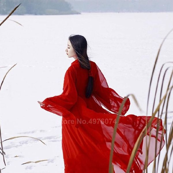 oriental traditional chinese hanfu dress for women solid red plus size chiffon folk dance costumes female vintage tang suit stage wear, Black;red
oriental traditional chinese hanfu dress for women solid red plus size chiffon folk dance costumes female vintage tang suit stage wear, Black;red