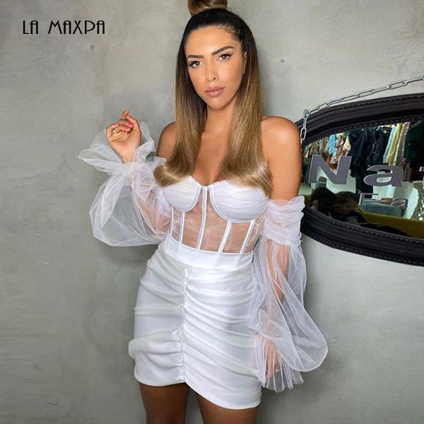 casual dresses elegant ladies mini puff sleeve split long see-through mesh hollow club party dress summer tight vestidos, Black;gray
casual dresses elegant ladies mini puff sleeve split long see-through mesh hollow club party dress summer tight vestidos, Black;gray