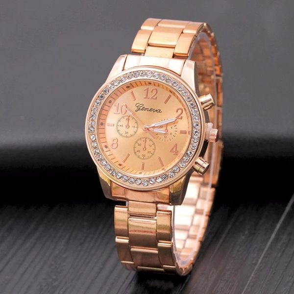 wristwatches women geneva quartz watch fashion rhinestone dress watches ladies luxury stainless steel wrist, Slivery;brown
wristwatches women geneva quartz watch fashion rhinestone dress watches ladies luxury stainless steel wrist, Slivery;brown