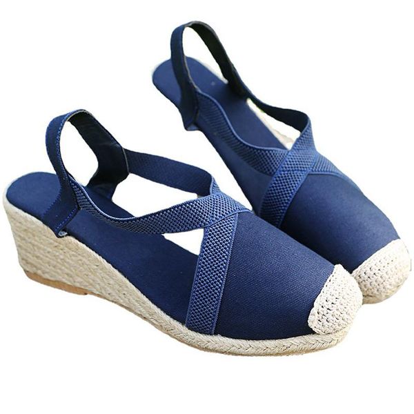 sandals wedges shoes for women slip on closed toe espadrille platform fashion women's female 2021 summer lady, Black
sandals wedges shoes for women slip on closed toe espadrille platform fashion women's female 2021 summer lady, Black
