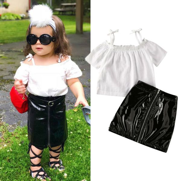 1-4 years girls clothes set autumn white long sleeve lace shirt for girls black zipper pu skirts girls outfits toddler set
1-4 years girls clothes set autumn white long sleeve lace shirt for girls black zipper pu skirts girls outfits toddler set