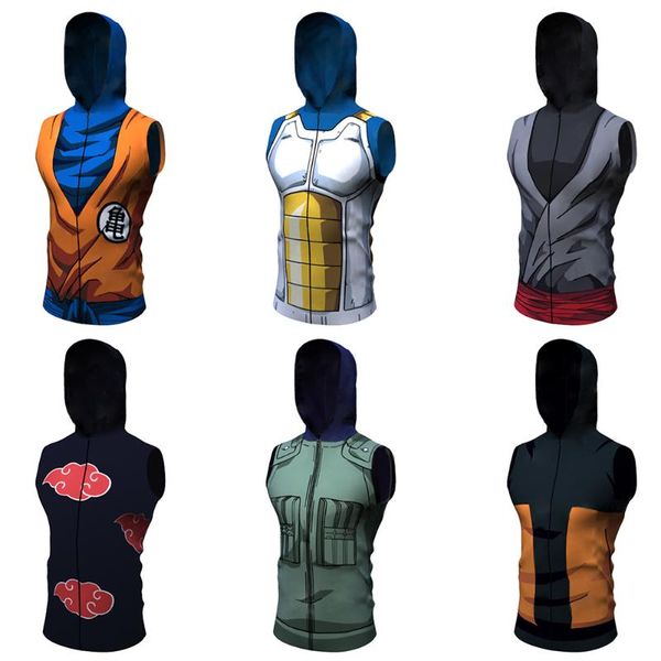 men' tank harajuku cosplay anime character compression clothing costume son goku vegeta fitness tanktop, White;black
men' tank harajuku cosplay anime character compression clothing costume son goku vegeta fitness tanktop, White;black