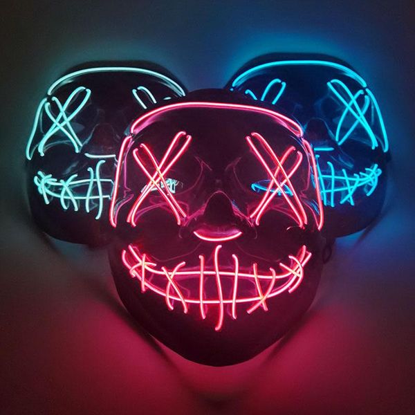 party decoration led mask halloween masque masquerade masks neon maske light glow in the dark horror glowing masker mixed color
party decoration led mask halloween masque masquerade masks neon maske light glow in the dark horror glowing masker mixed color