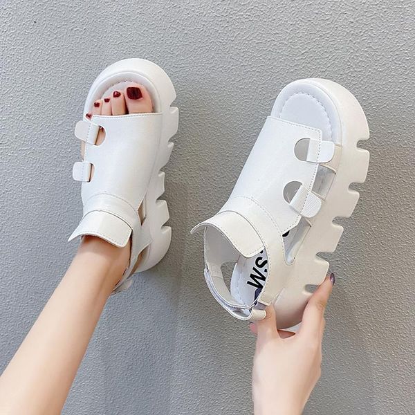 sandals women summer fashion women's 2021 solid color open toe round head comfortable rubber platform shoes, Black
sandals women summer fashion women's 2021 solid color open toe round head comfortable rubber platform shoes, Black