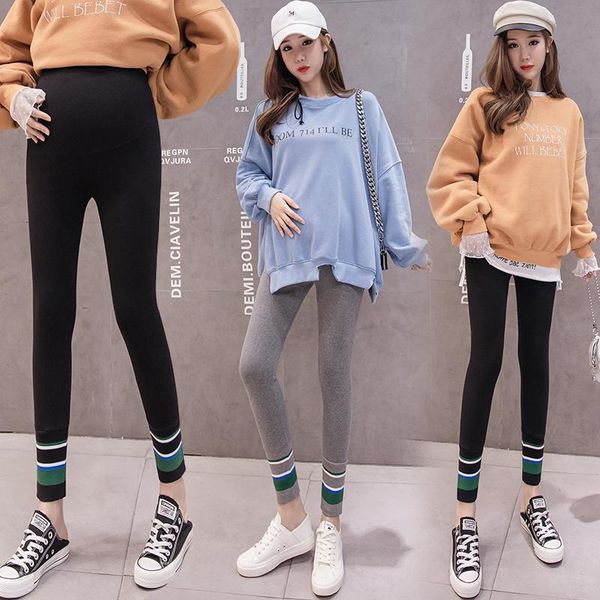 contrast color maternity clothes casual pregnancy fashion slim fit leggings comfortable for pregnant bottoms, White
contrast color maternity clothes casual pregnancy fashion slim fit leggings comfortable for pregnant bottoms, White