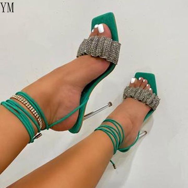 sandals bling pleated women open toe party pumps thin high heels elegant nightclub dress shoes casual quality ankle strap, Black
sandals bling pleated women open toe party pumps thin high heels elegant nightclub dress shoes casual quality ankle strap, Black