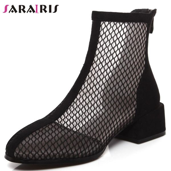 boots sarairis round toe square heel women leisure fashion ladies summer hollow out zipper ankle shoes, Black
boots sarairis round toe square heel women leisure fashion ladies summer hollow out zipper ankle shoes, Black