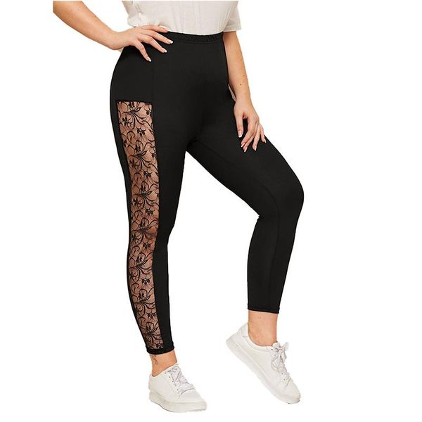 women hollow out lace leggings plus size tight high waist skinny trousers long pant women's pants & capris, Black;white
women hollow out lace leggings plus size tight high waist skinny trousers long pant women's pants & capris, Black;white