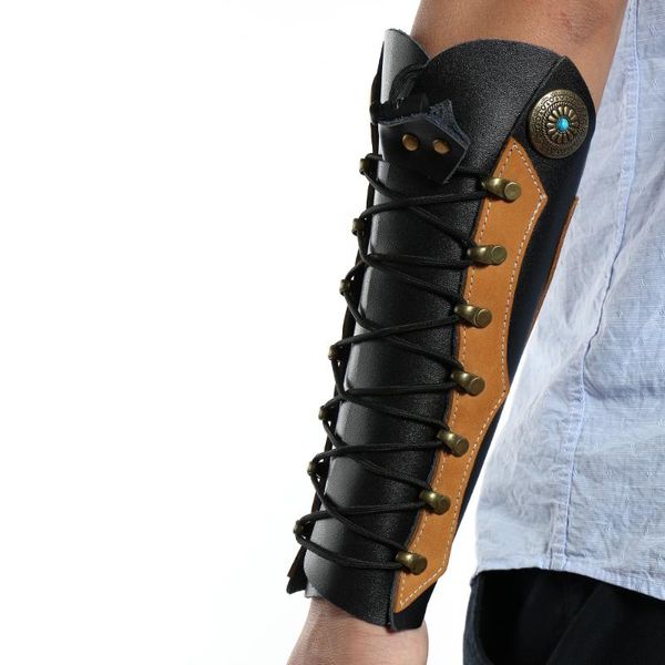 elbow & knee pads outdoor traditional pu archery arm protector guard for hunting restraint with hardware fasteners shooting recurve bow x343, Black;gray
elbow & knee pads outdoor traditional pu archery arm protector guard for hunting restraint with hardware fasteners shooting recurve bow x343, Black;gray