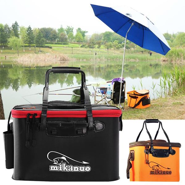 fishing accessories water bucket live fish container collapsible folding thicken eva box with side pocket outdoor tackle
fishing accessories water bucket live fish container collapsible folding thicken eva box with side pocket outdoor tackle