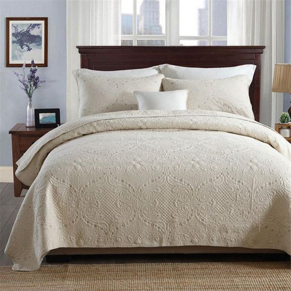 comforters & sets american embroidered quilted cotton bedspread for bed summer quilts set queen size soft reversible 3-piece with 2 pillowca
comforters & sets american embroidered quilted cotton bedspread for bed summer quilts set queen size soft reversible 3-piece with 2 pillowca