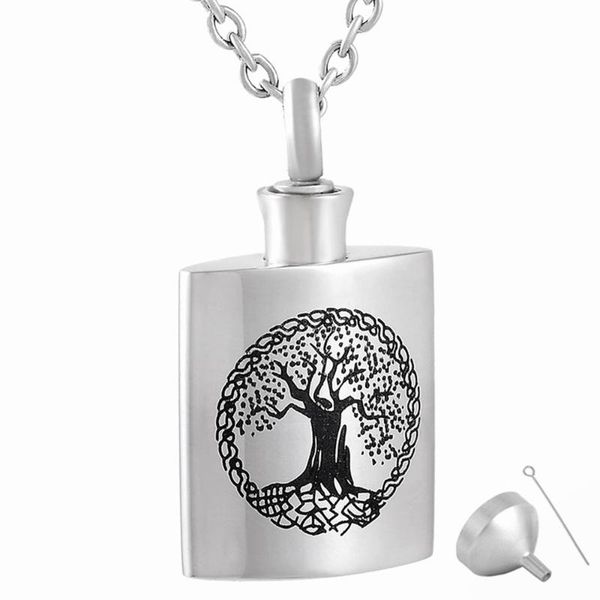 foreverlove memorial jewelry daddy's flagon round tree cremation urn pendant necklaces, Silver
foreverlove memorial jewelry daddy's flagon round tree cremation urn pendant necklaces, Silver