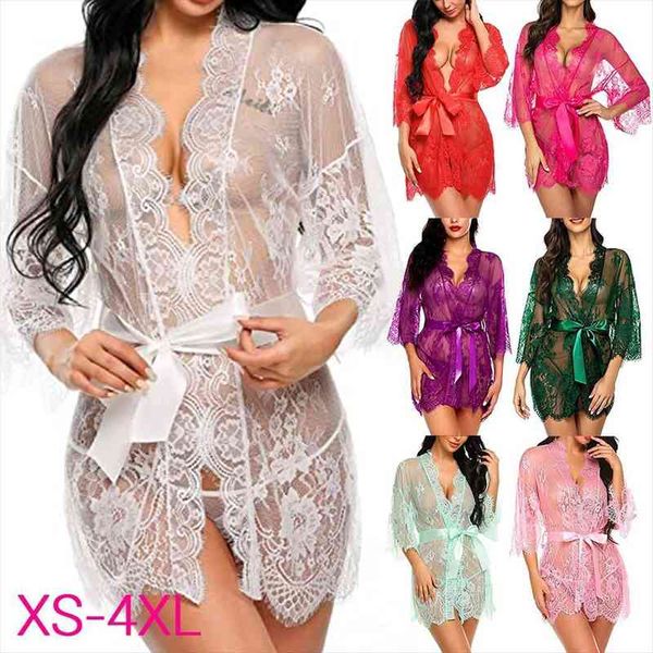 fashion lace imitation womens sleepwears silk bow tie bandgown belt tied nightgown sleepwear, Black;red
fashion lace imitation womens sleepwears silk bow tie bandgown belt tied nightgown sleepwear, Black;red