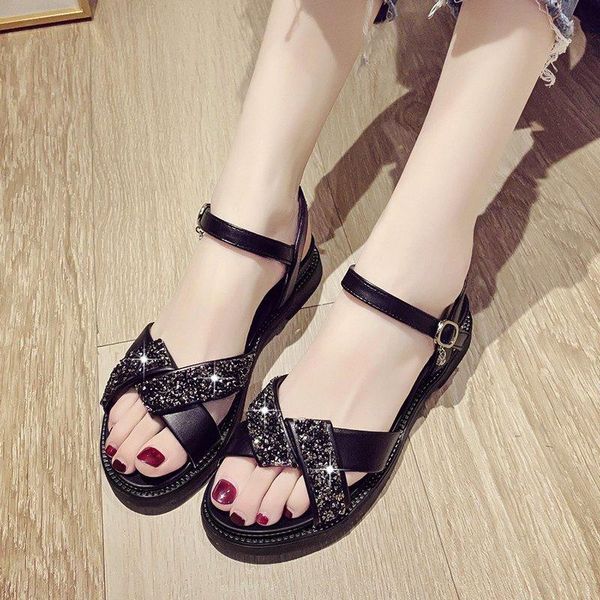 sandals rimocy summer cross strap crystal women 2021 comfortable low heel open toe sandalias woman soft bottom casual shoes lady, Black
sandals rimocy summer cross strap crystal women 2021 comfortable low heel open toe sandalias woman soft bottom casual shoes lady, Black