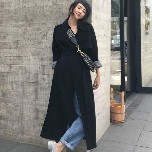 women's trench coats arrival women fashion holiday comfortable loose coat professional ol temperament solid girls warm outdoor long, Tan;black
women's trench coats arrival women fashion holiday comfortable loose coat professional ol temperament solid girls warm outdoor long, Tan;black
