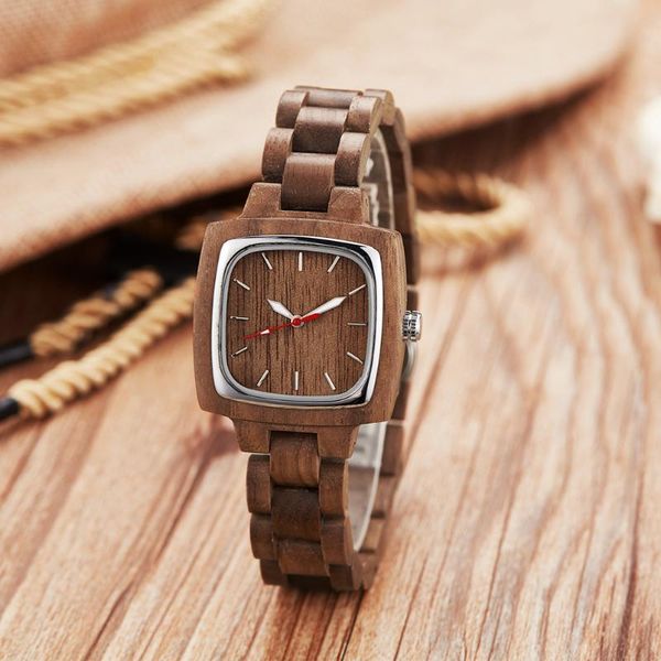 luxury wooden wrist watch men women fashion full wood bracelet unique square dial casual business sports clock watches for wristwatches, Slivery;brown
luxury wooden wrist watch men women fashion full wood bracelet unique square dial casual business sports clock watches for wristwatches, Slivery;brown