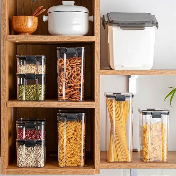 storage bottles & jars 5 airtight food container plastic kitchen refrigerator noodle box multigrain tank baking supplies sealed
storage bottles & jars 5 airtight food container plastic kitchen refrigerator noodle box multigrain tank baking supplies sealed