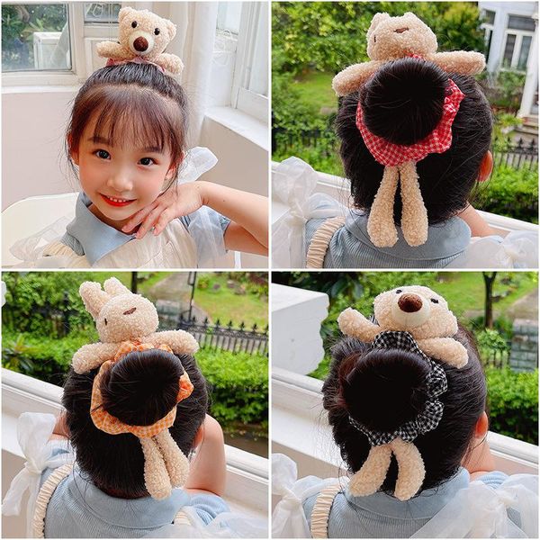 hair accessories plush bear sweet toy doll elastic bands cute girls scrunchies women ponytail holder gum children, Slivery;white
hair accessories plush bear sweet toy doll elastic bands cute girls scrunchies women ponytail holder gum children, Slivery;white