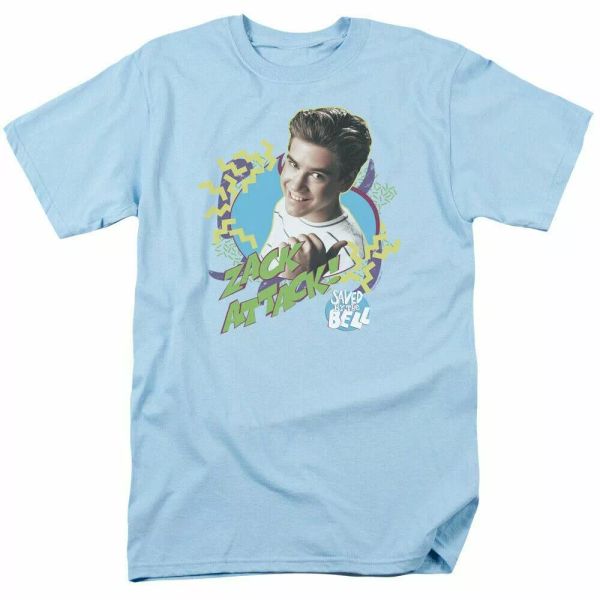saved by the bell zack attack t shirt mens licensed classic tv tee light blue, White;black
saved by the bell zack attack t shirt mens licensed classic tv tee light blue, White;black