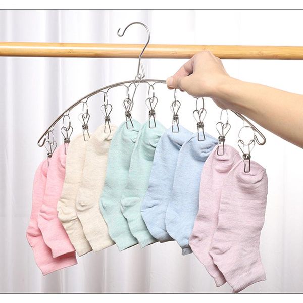 hangers & racks 10 clips foldable hanger stainless steel windproof clothes children baby socks rack hanging household drying shelf
hangers & racks 10 clips foldable hanger stainless steel windproof clothes children baby socks rack hanging household drying shelf